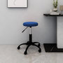 Voir la diapositive 1 : VIDAXL Chaise pivotante de bureau Bleu Velours