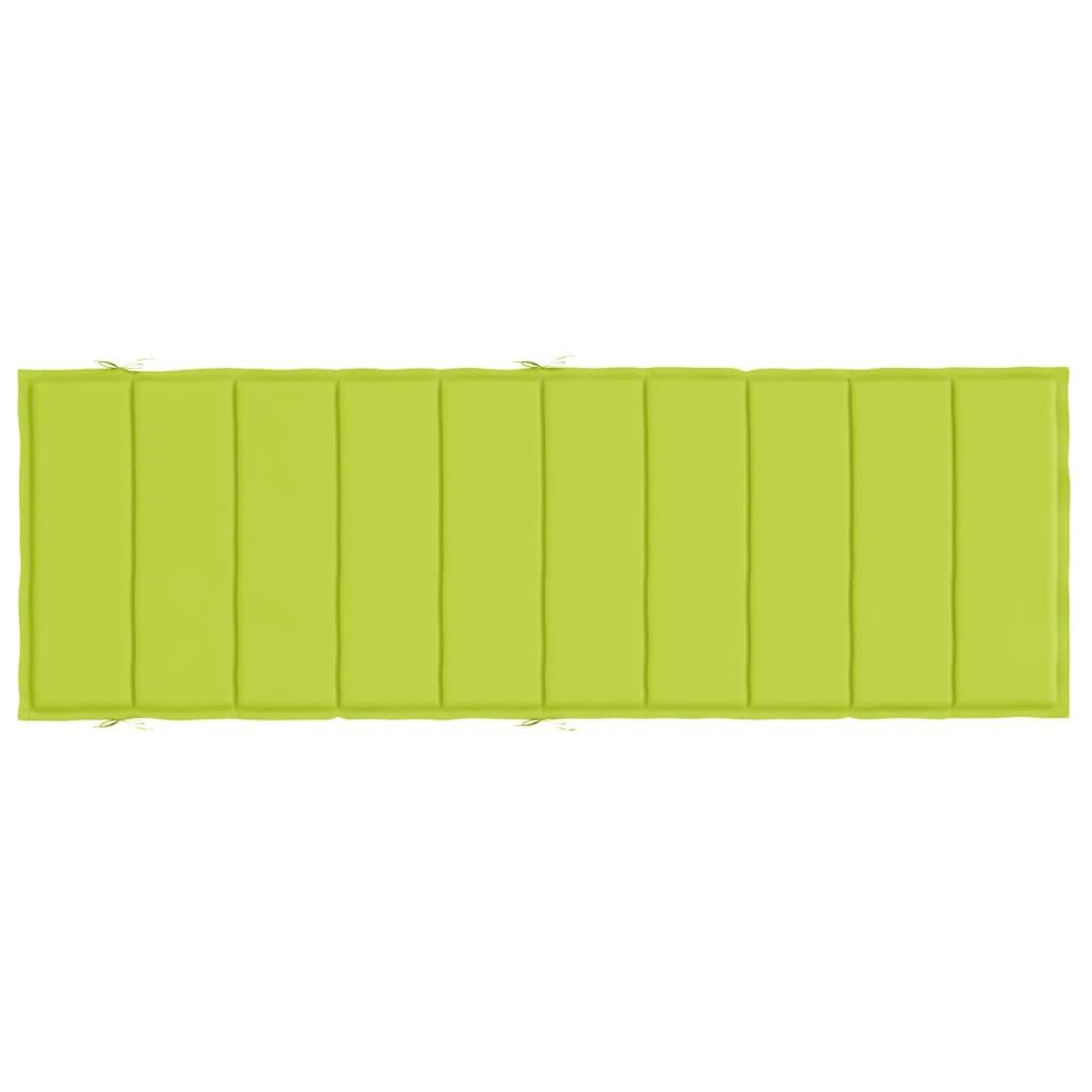 Voir la diapositive 5 : VIDAXL Coussin de chaise longue vert vif 186x58x3 cm tissu oxford