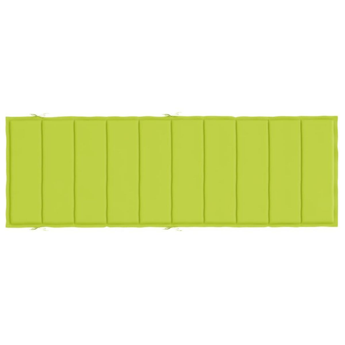 VIDAXL Coussin de chaise longue vert vif 186x58x3 cm tissu oxford