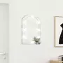 VIDAXL Miroir avec eclairage LED 60x40 cm Verre Arche