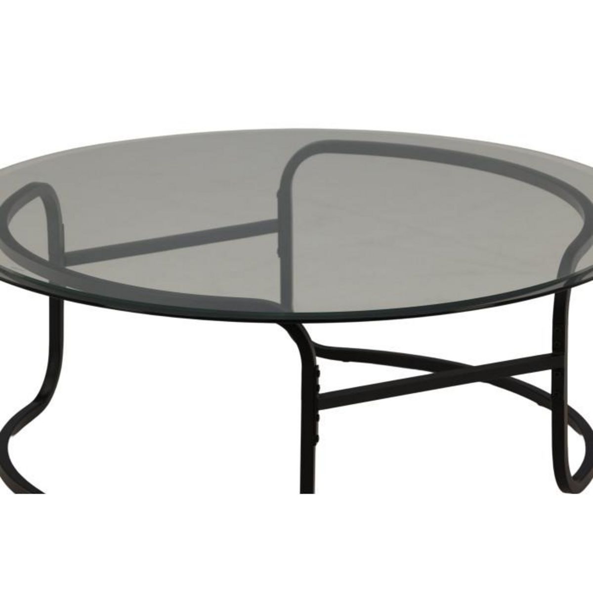Paris Prix Table Basse Design en Verre  Lomma  110cm Noir