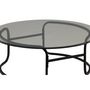 Voir la diapositive 5 : Paris Prix Table Basse Design en Verre  Lomma  110cm Noir