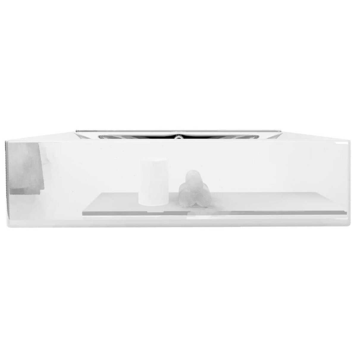 VIDAXL Lavabo avec trop-plein 60x46x16 cm Ceramique Argente