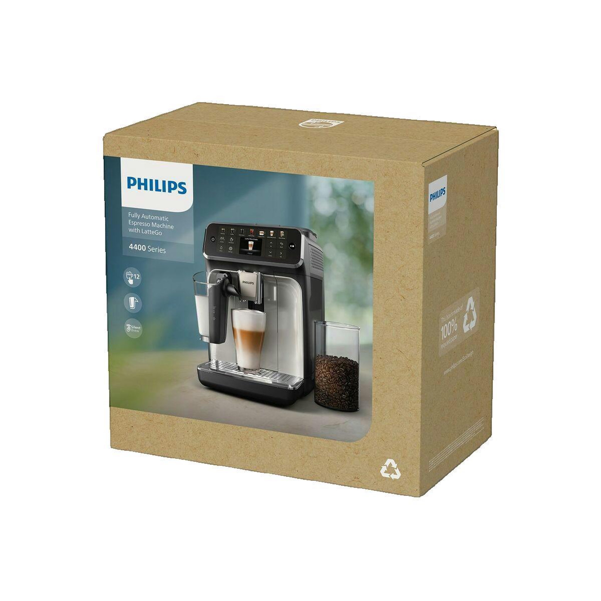 Voir la diapositive 2 : Philips Machine à café entièrement automatique Philips EP4443/70 avec système LatteGo