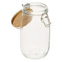 Voir la diapositive 2 : FIVE Bocal en Verre  Wording  1,5L Transparent