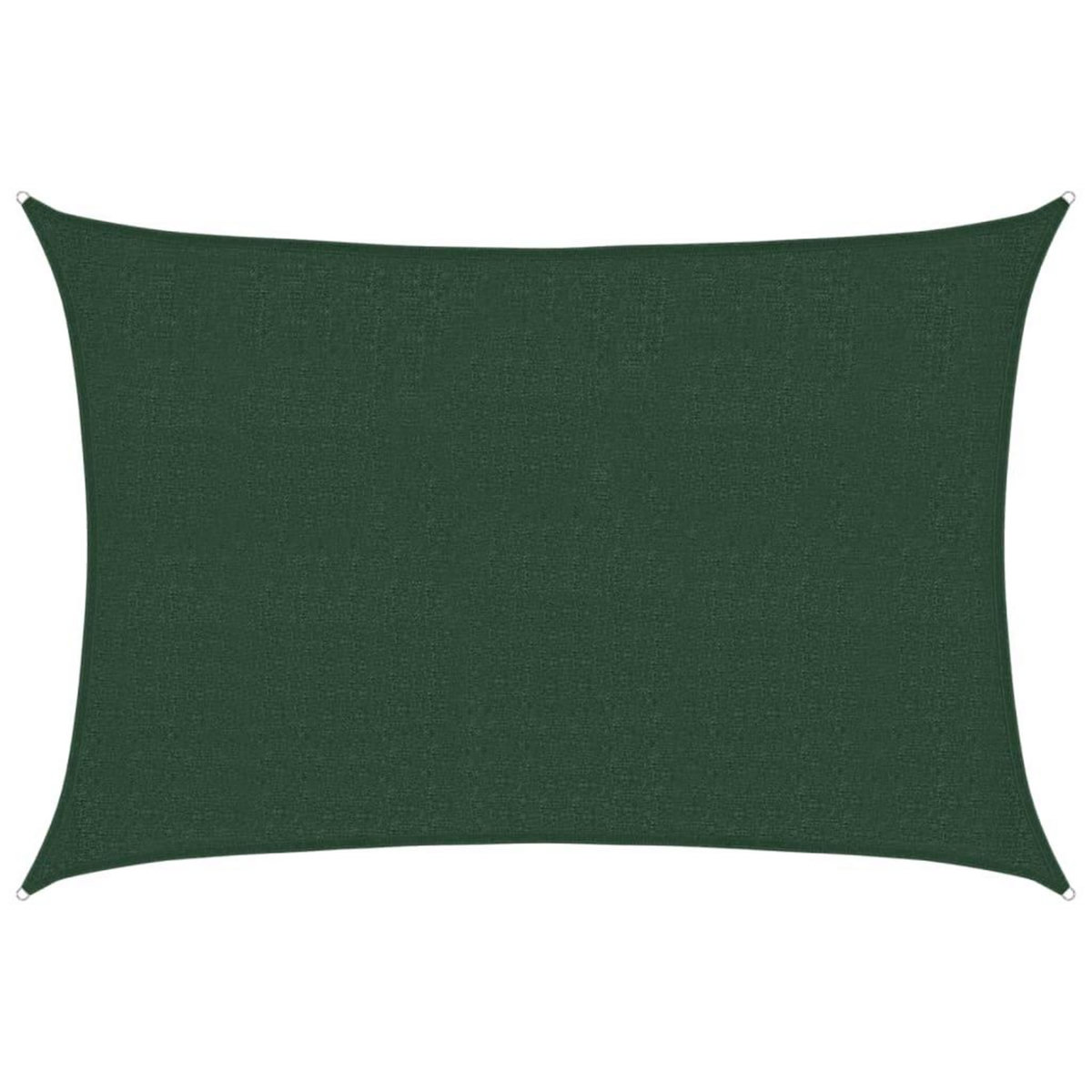 VIDAXL Voile d'ombrage 160 g/m^2 Vert fonce 2,5x4 m PEHD
