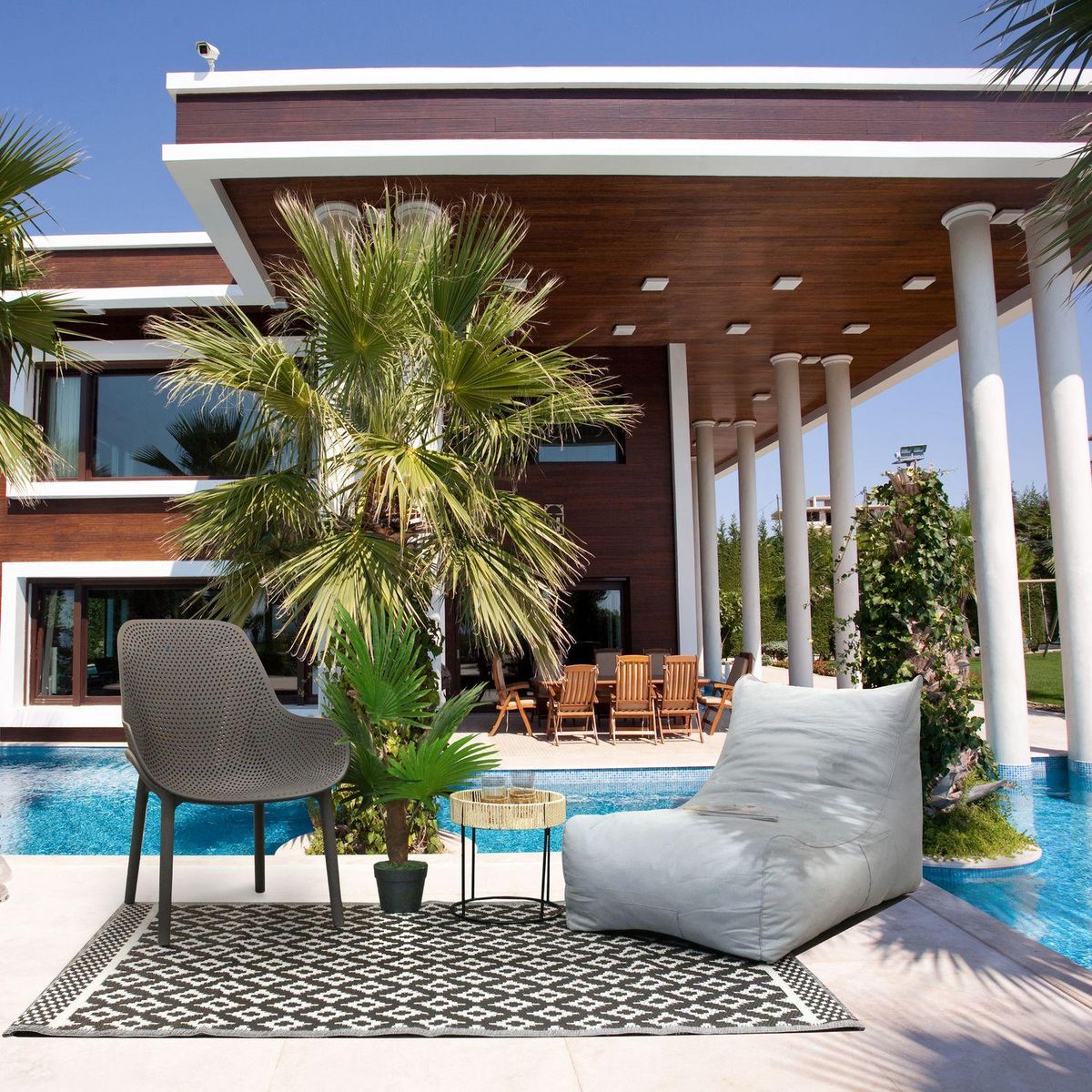 TOILINUX Tapis en polypropylène - Turquoise