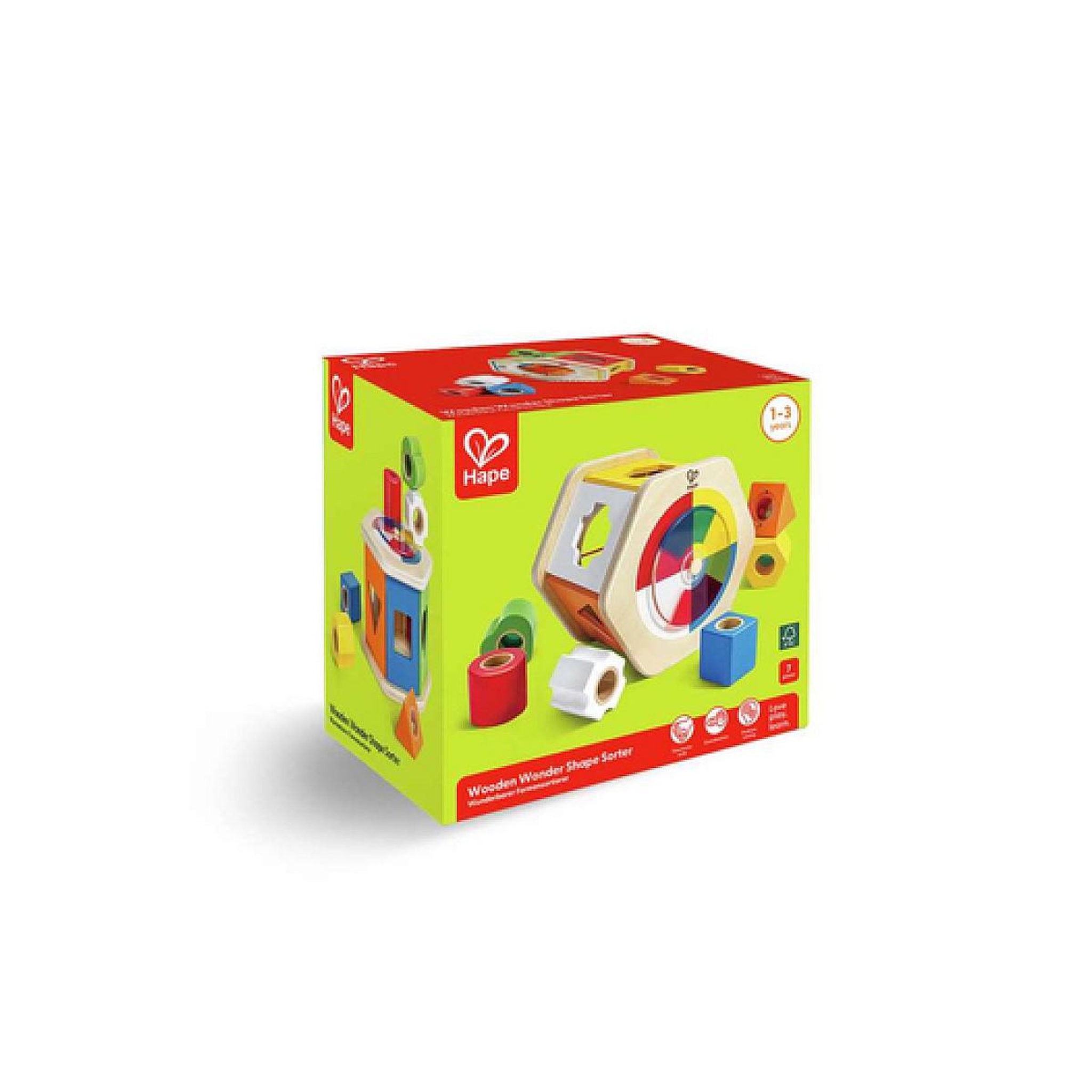 Voir la diapositive 2 : Hape Trieur de formes et couleurs en bois