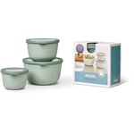 MEPAL Boîte hermétique 3 pièces Cirqula rond Nordic Sage