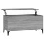 Voir la diapositive 2 : VIDAXL Table basse Sonoma gris 90x44,5x45 cm Bois d'ingenierie
