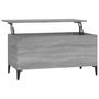 Voir la diapositive 2 : VIDAXL Table basse Sonoma gris 90x44,5x45 cm Bois d'ingenierie
