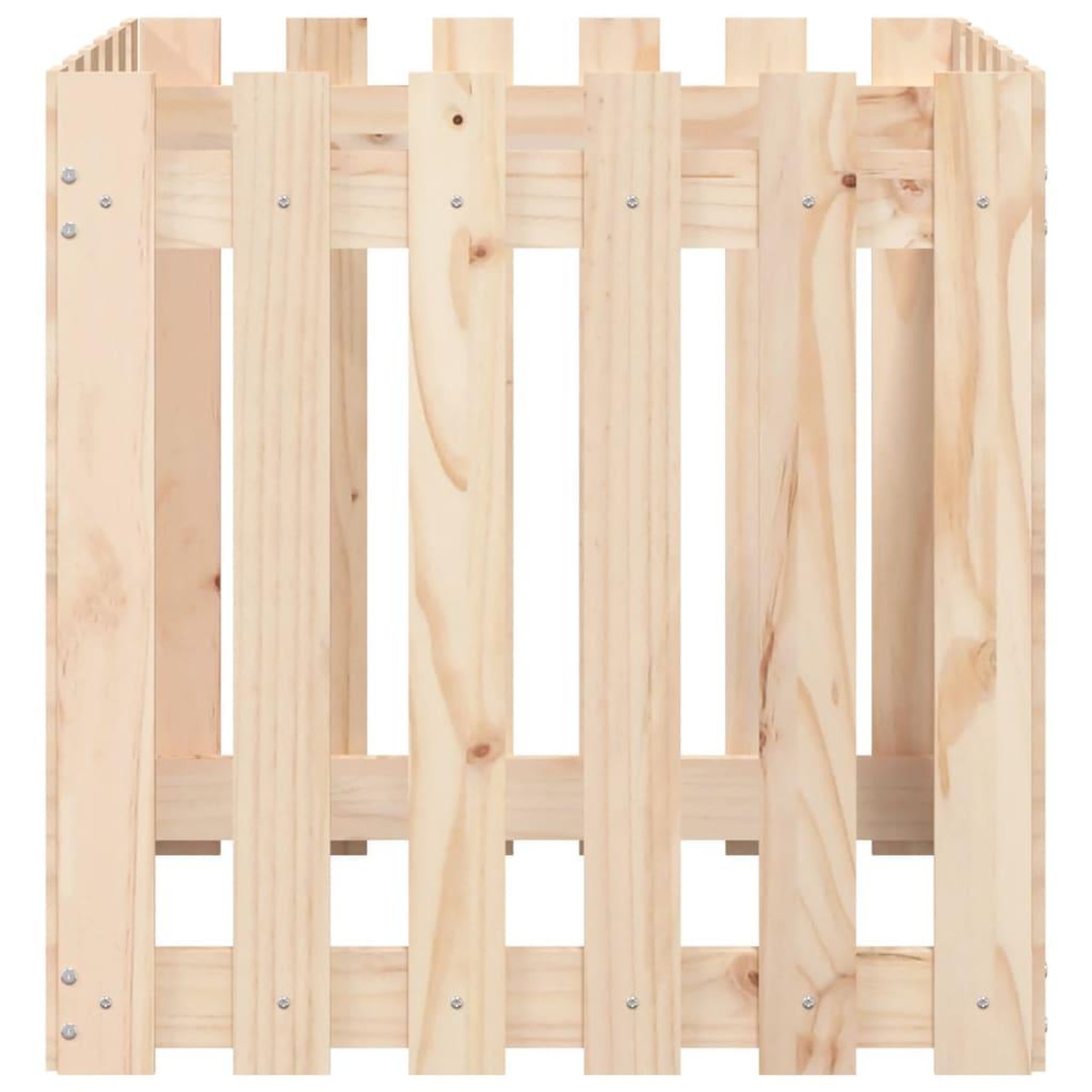 Voir la diapositive 5 : VIDAXL Jardiniere avec design de cloture 60x60x60 cm pin massif