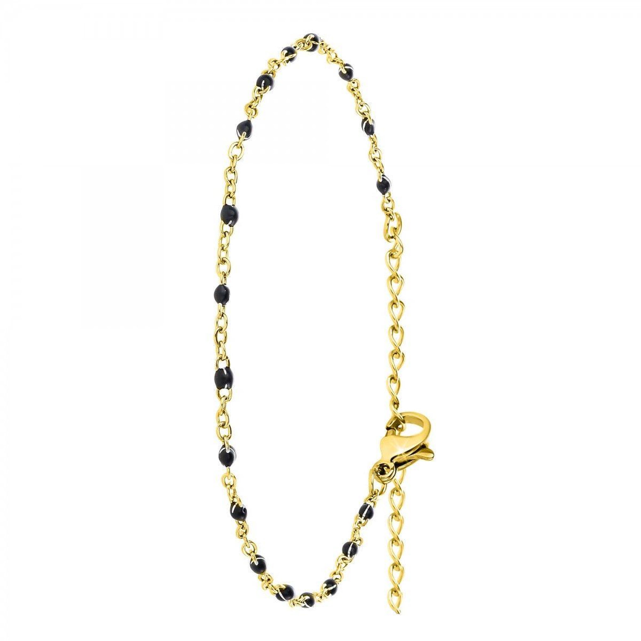 Voir la diapositive 1 : SC BOHEME Bracelet perles noires par SC Bohème