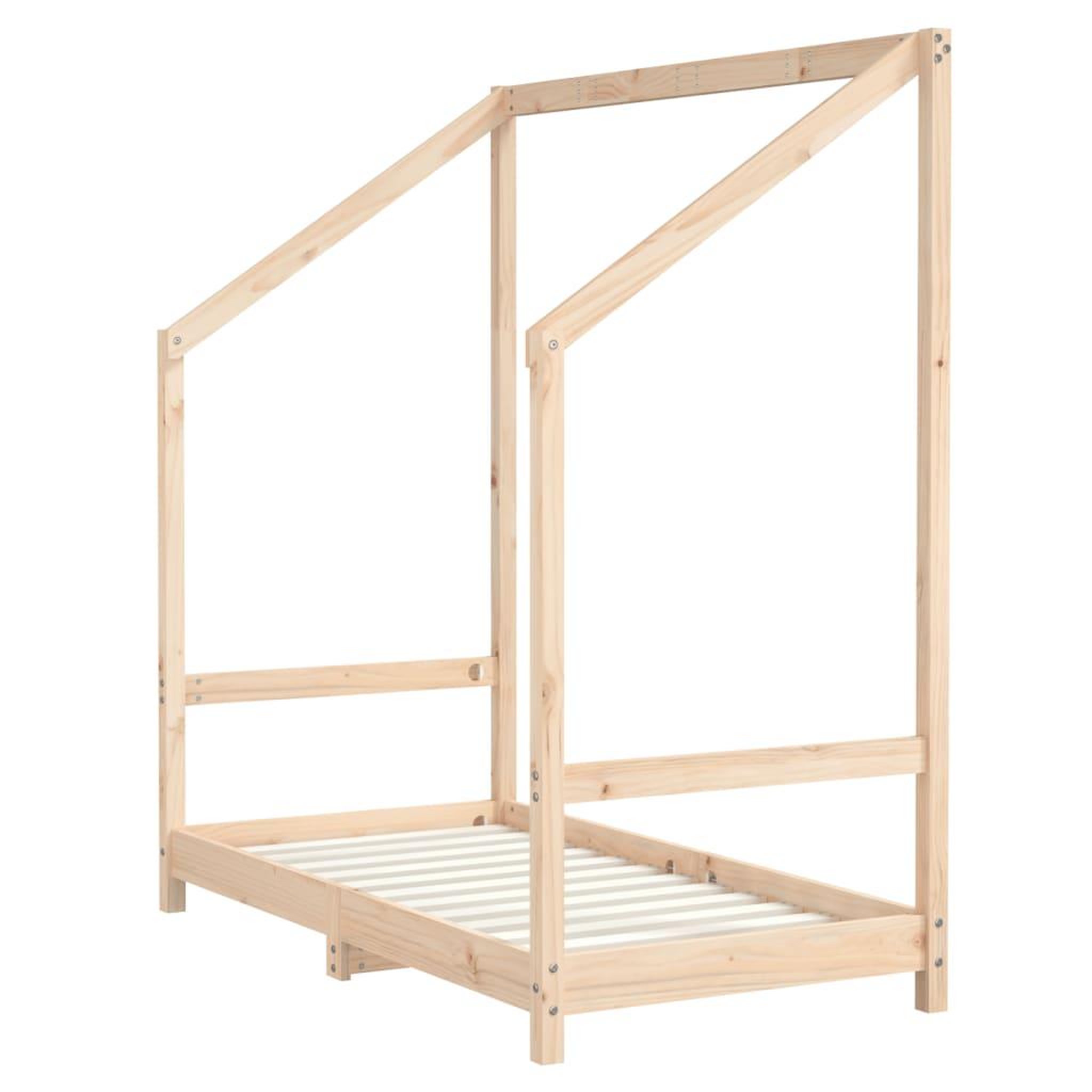 Voir la diapositive 3 : VIDAXL Cadre de lit pour enfant 70x140 cm bois de pin massif