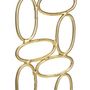 Voir la diapositive 6 : Paris Prix Bougeoir Design en Métal  Bubbles  27cm Or