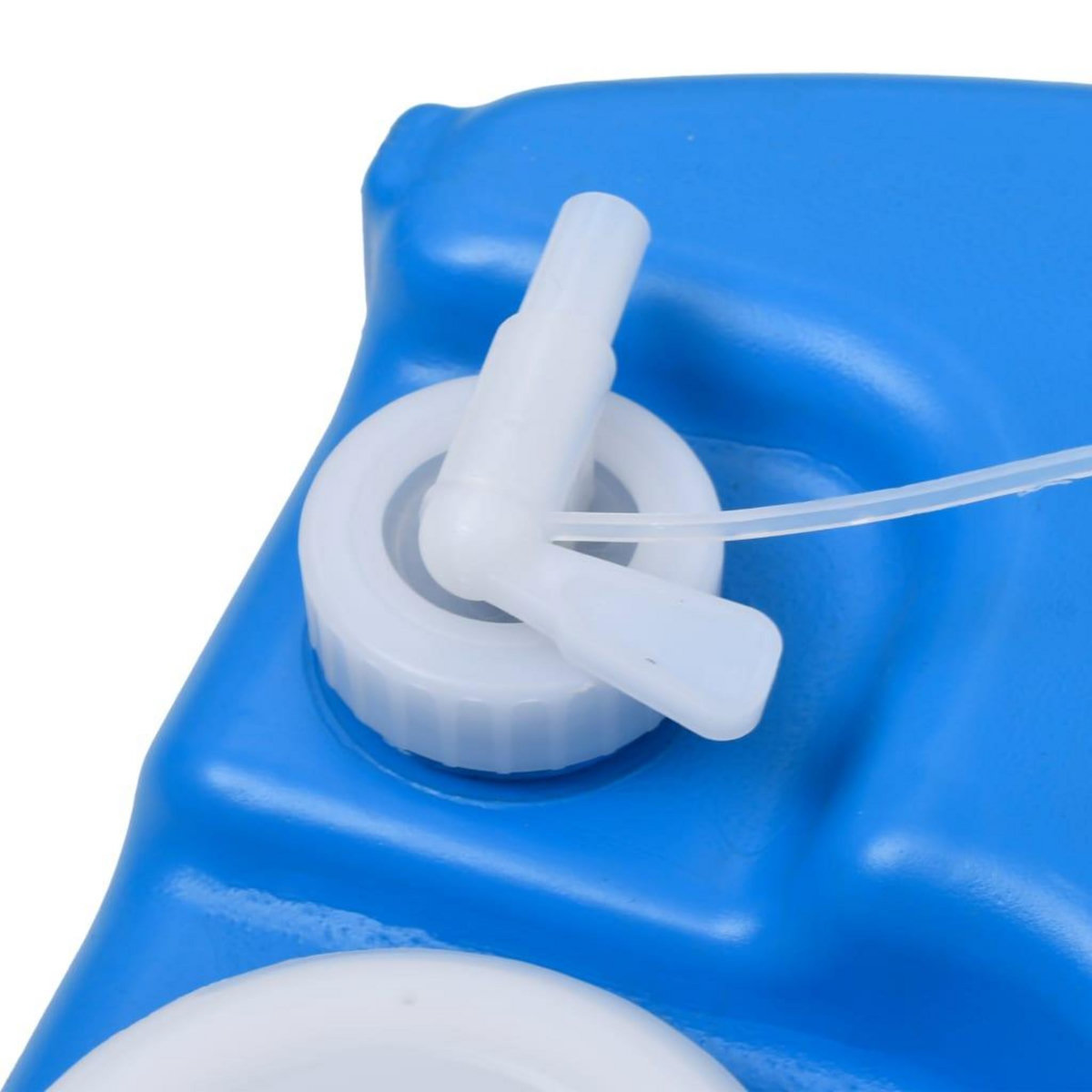 VIDAXL Reservoir d'eau sur roues pour camping 40 L Bleu