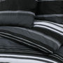 Voir la diapositive 5 : VIDAXL Ensemble de housse de couette noir et blanc 225x220 cm Coton