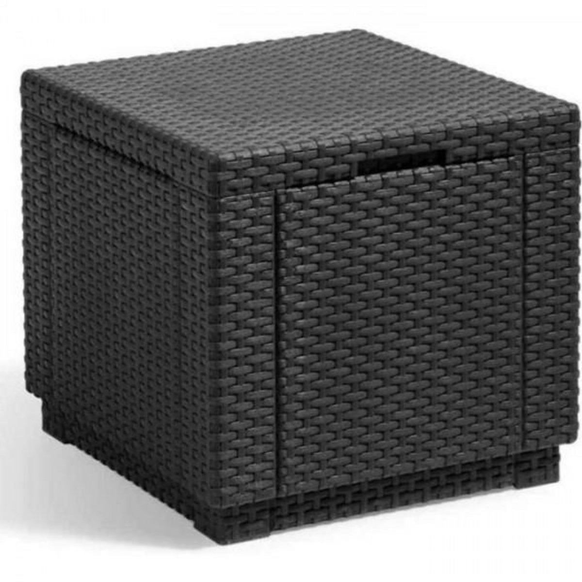 ALLIBERT by KETER Keter Pouf de rangement Cube Graphite 213816 422801