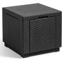 Voir la diapositive 1 : ALLIBERT by KETER Keter Pouf de rangement Cube Graphite 213816 422801