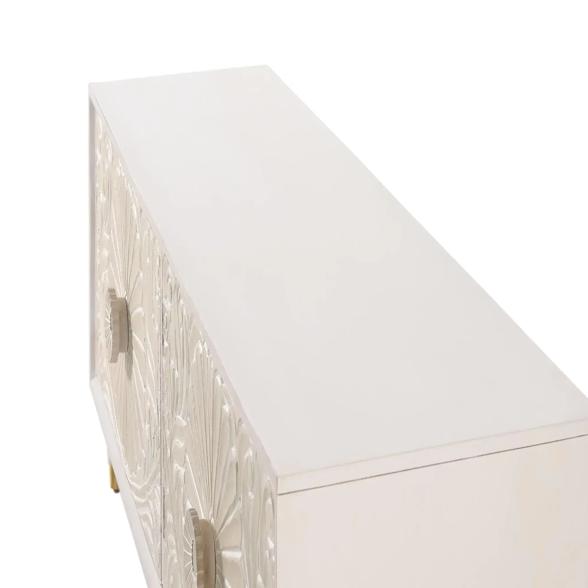 Voir la diapositive 3 : GINER Y COLOMER SL Meuble tv en bois de manguier 170 cm style méditerranéen moderne