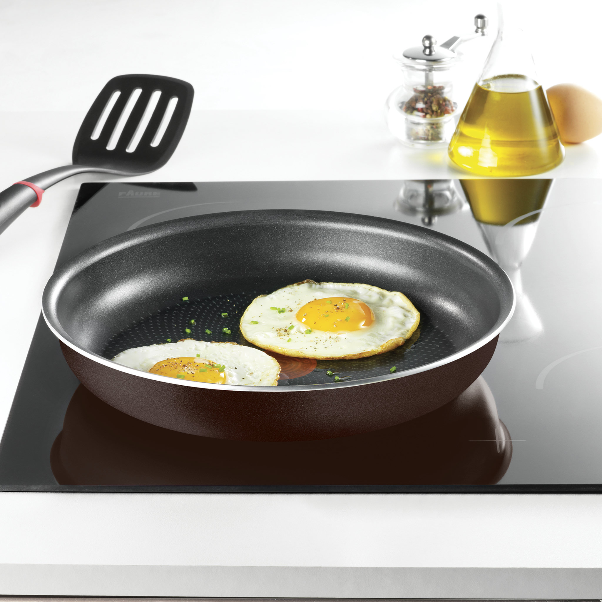 Voir la diapositive 3 : TEFAL Batterie de cuisine 8 pièces INGENIO ESSENTIAL Black Coffee pailleté 