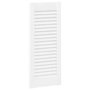 Voir la diapositive 2 : VIDAXL Portes d armoire à persiennes 4 pcs blanc 61,5x29,5 cm