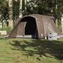 Voir la diapositive 3 : VIDAXL Tente familiale a dome 6 personnes marron impermeable