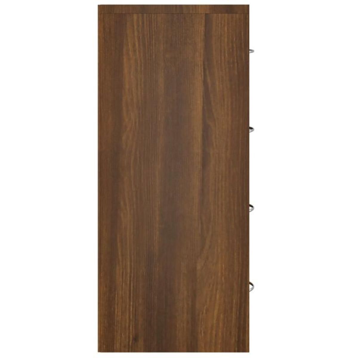 VIDAXL Buffet avec 4 tiroirs 60x30,5x71 cm Chêne marron