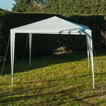 WERKAPRO Tente de réception, tonnelle, barnum 3m x 3m WERKA PRO