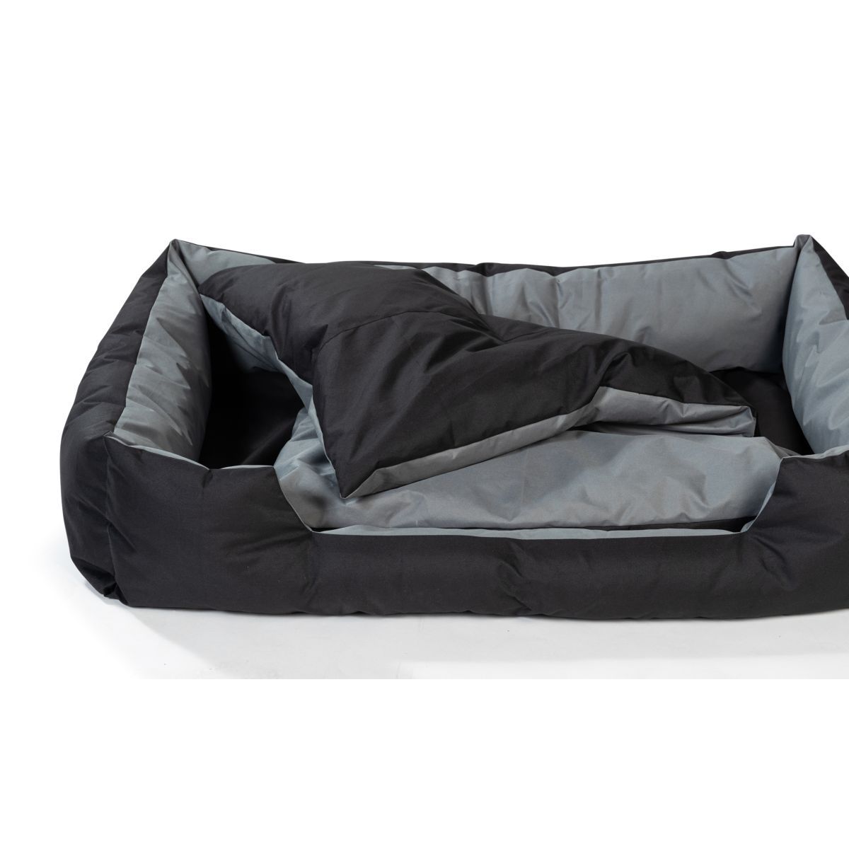 Idomya E. Panier pour chien Waterproof 110 cm gris/noir