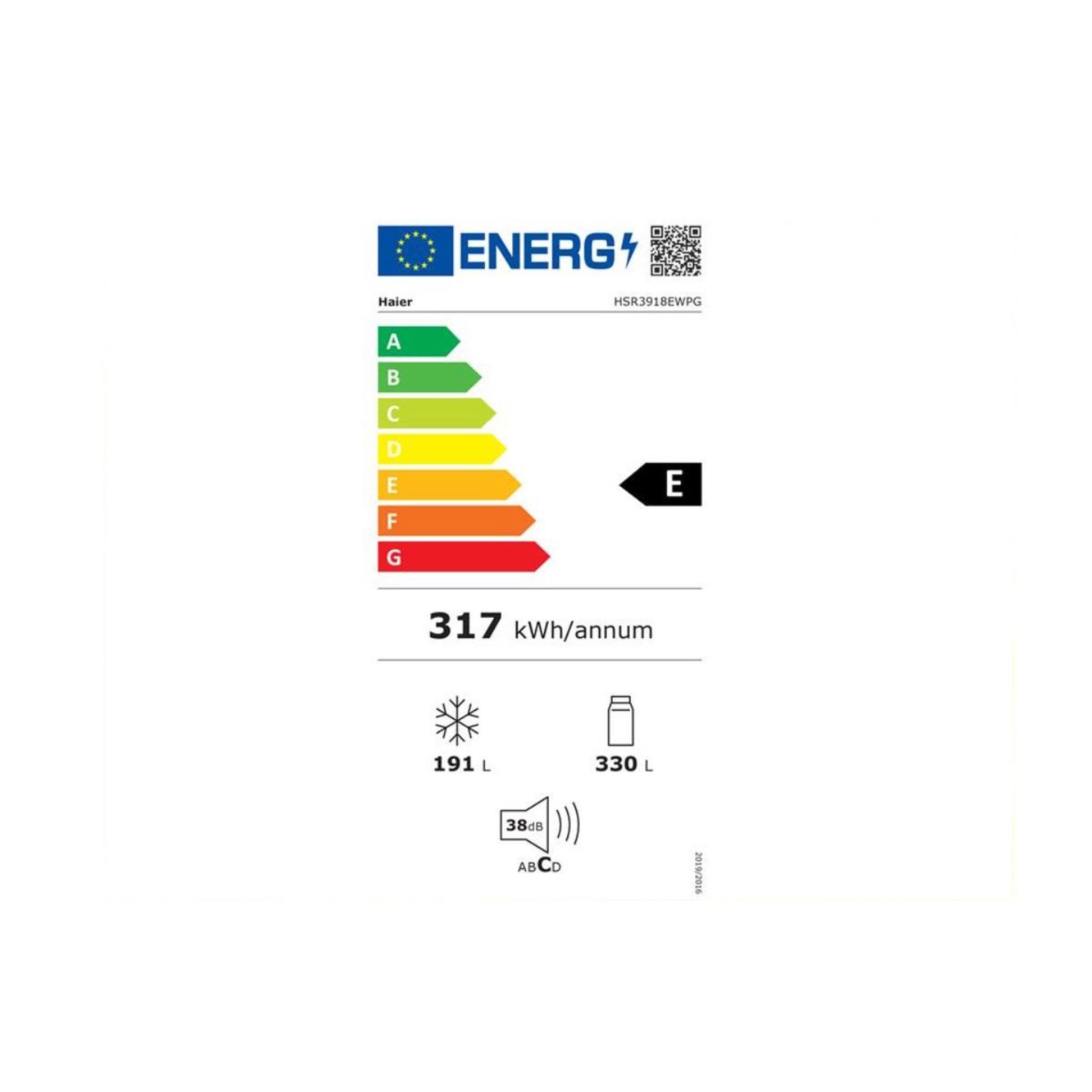 Voir la diapositive 6 : HAIER Réfrigérateur américain 90.8cm  521l nofrost silver - hsr3918ewpg