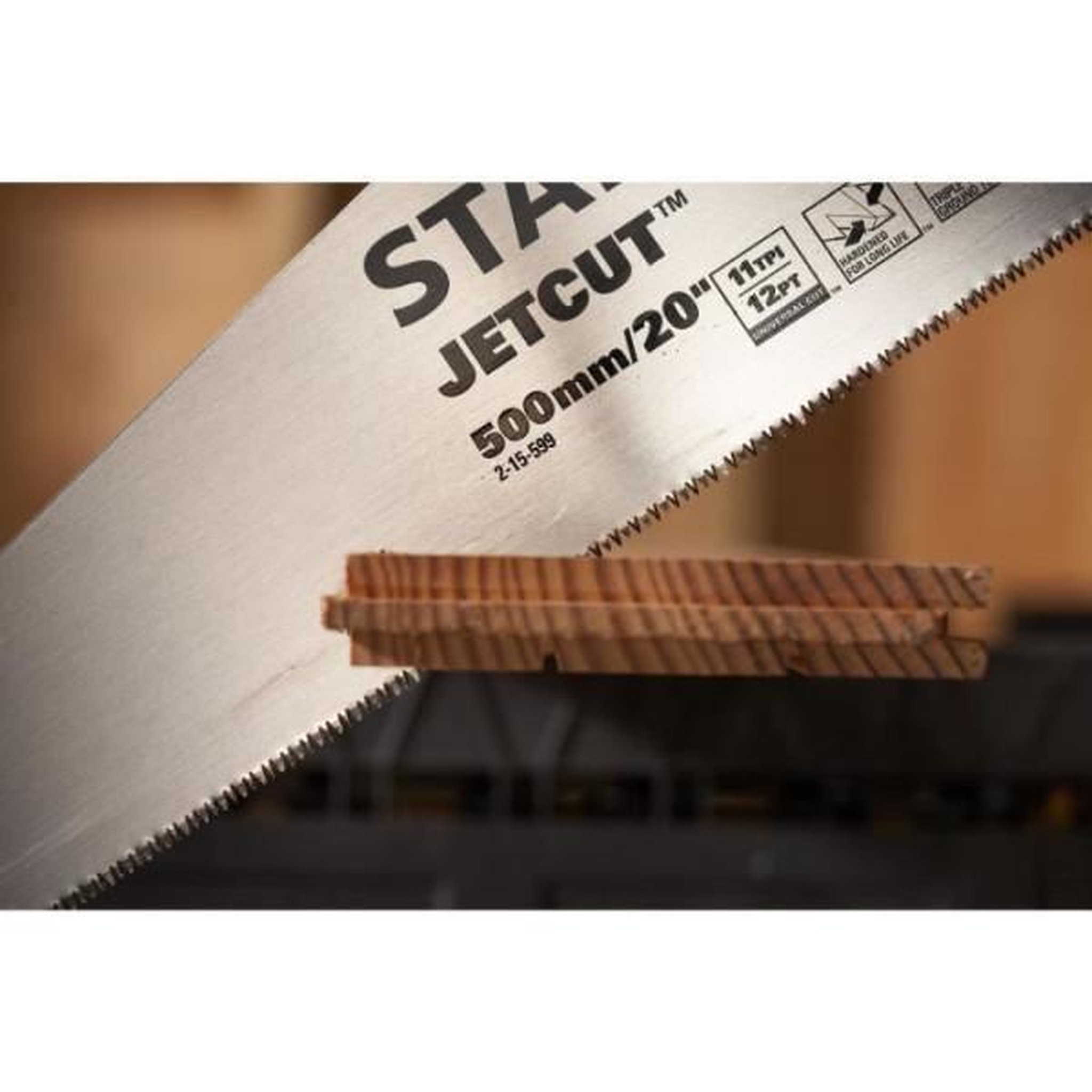 Voir la diapositive 4 : Stanley Scie Egoine - STANLEY - 2-15-599 - Jetcut - Coupe Fine - 500 mm