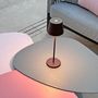Voir la diapositive 2 : Lumisky 6 lampes LED avec plateau de chargement KELLY Marron Metal H38CM