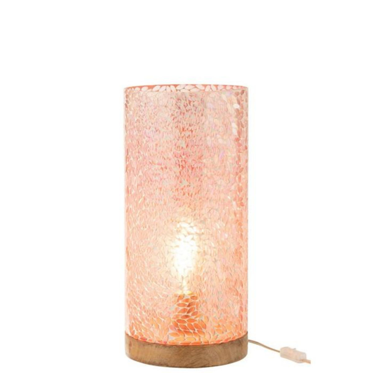 Paris Prix Lampe à Poser Mosaïque  Cyra  45cm Rose