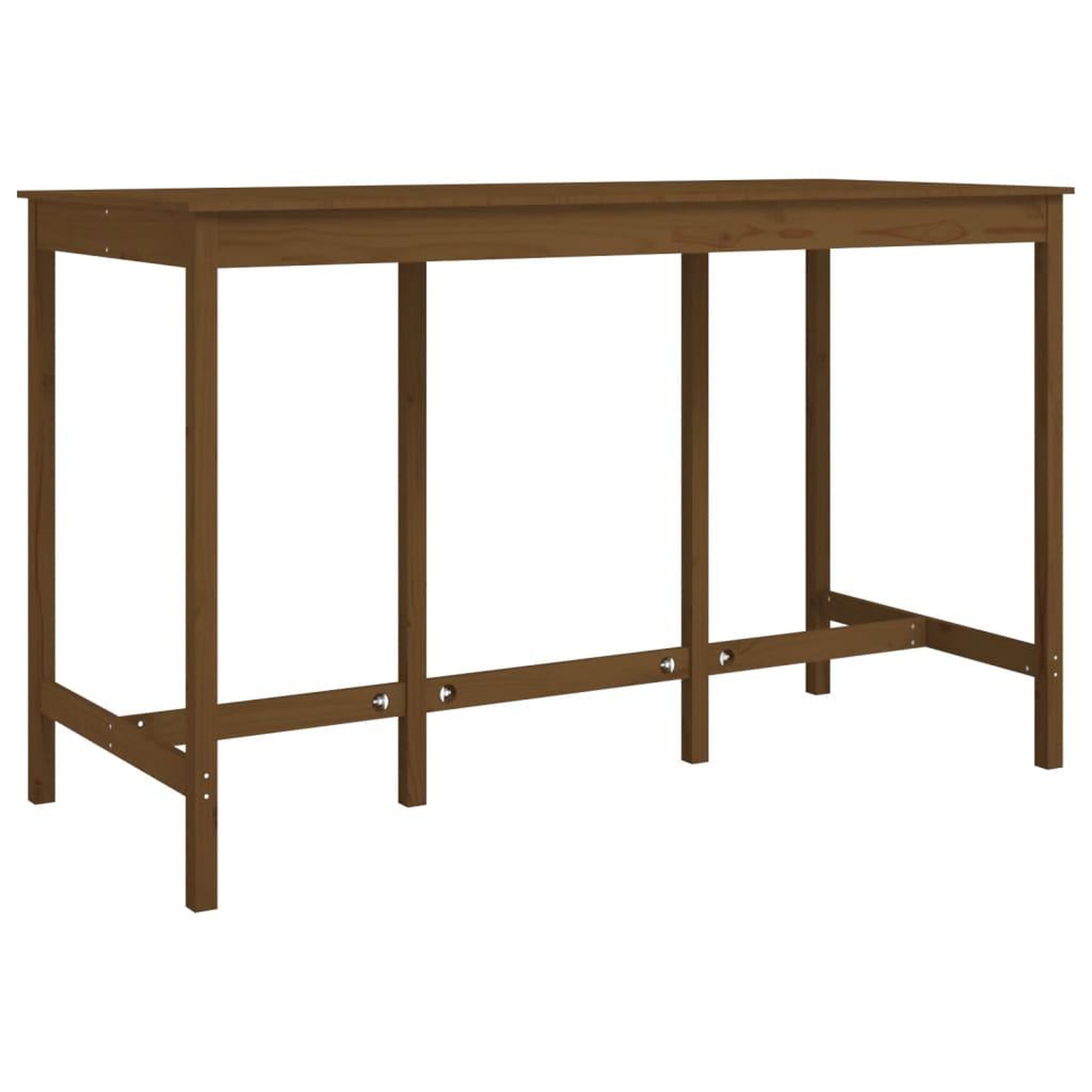 Voir la diapositive 2 : VIDAXL Table de bar Marron miel 180x80x110 cm Bois massif de pin