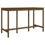 Voir la diapositive 2 : VIDAXL Table de bar Marron miel 180x80x110 cm Bois massif de pin
