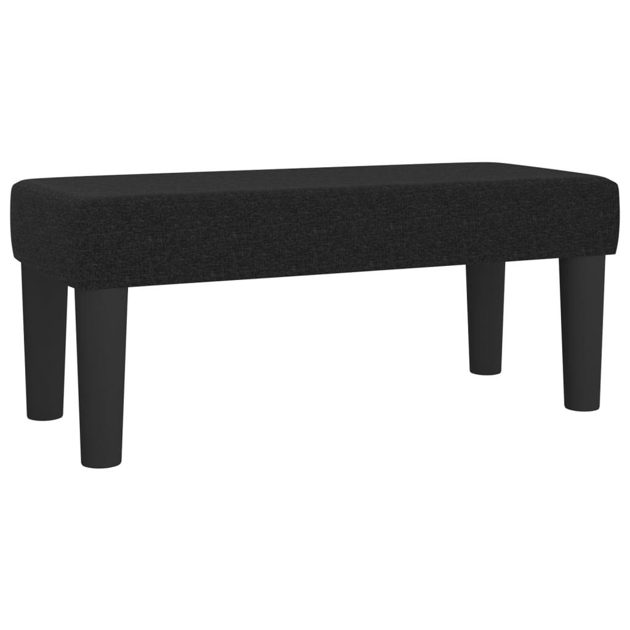 Voir la diapositive 2 : VIDAXL Banc Noir 70x30x30 cm Tissu