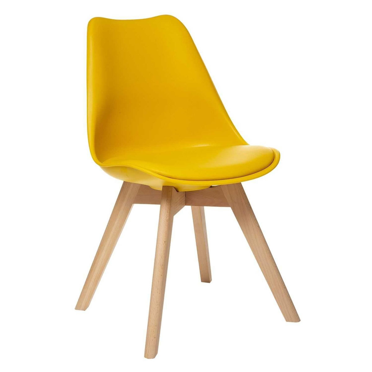 TOILINUX Lot de 4 chaises design scandinave BAYA