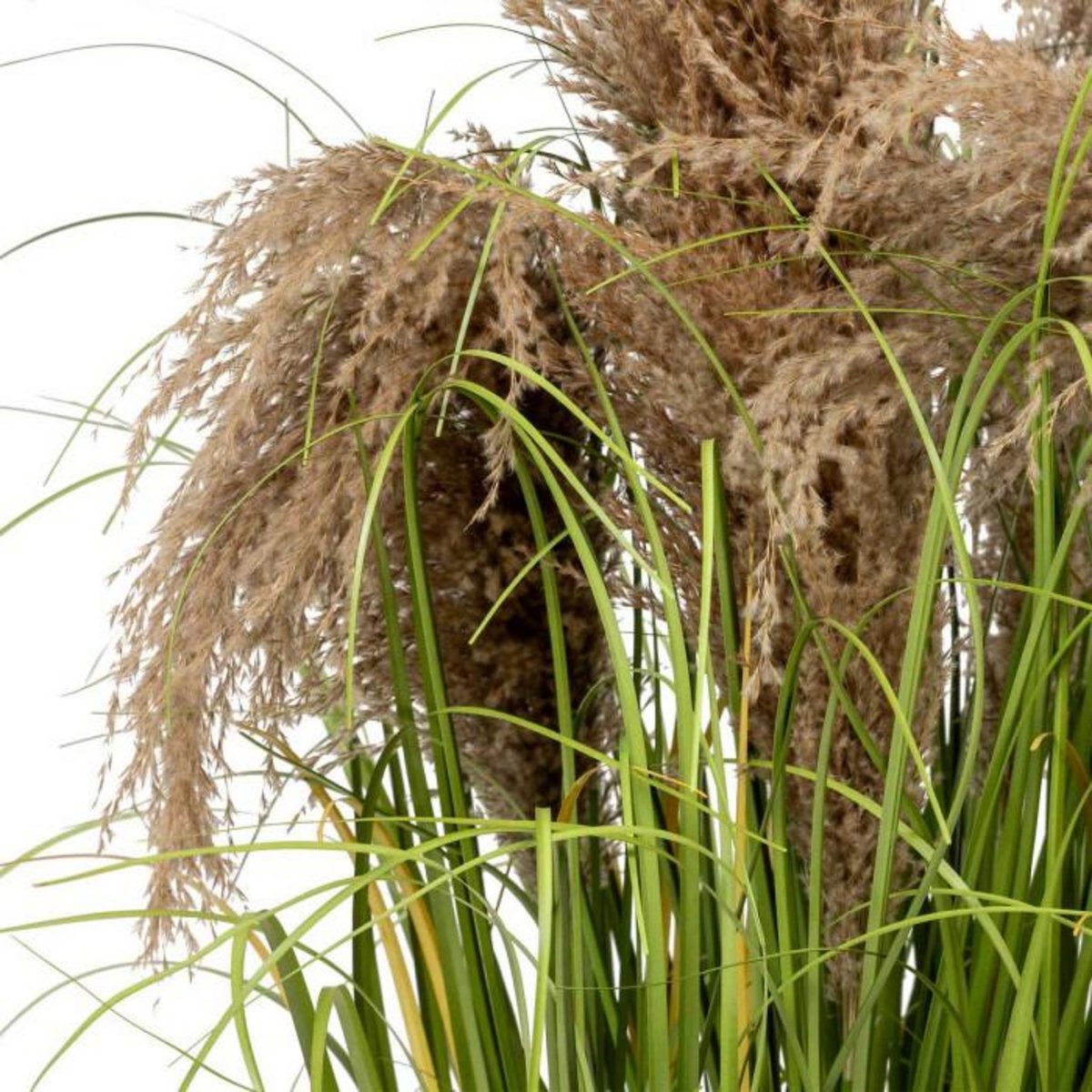 ATMOSPHERA Plante Herbe Artificielle en Pot  Maxime  80cm Vert