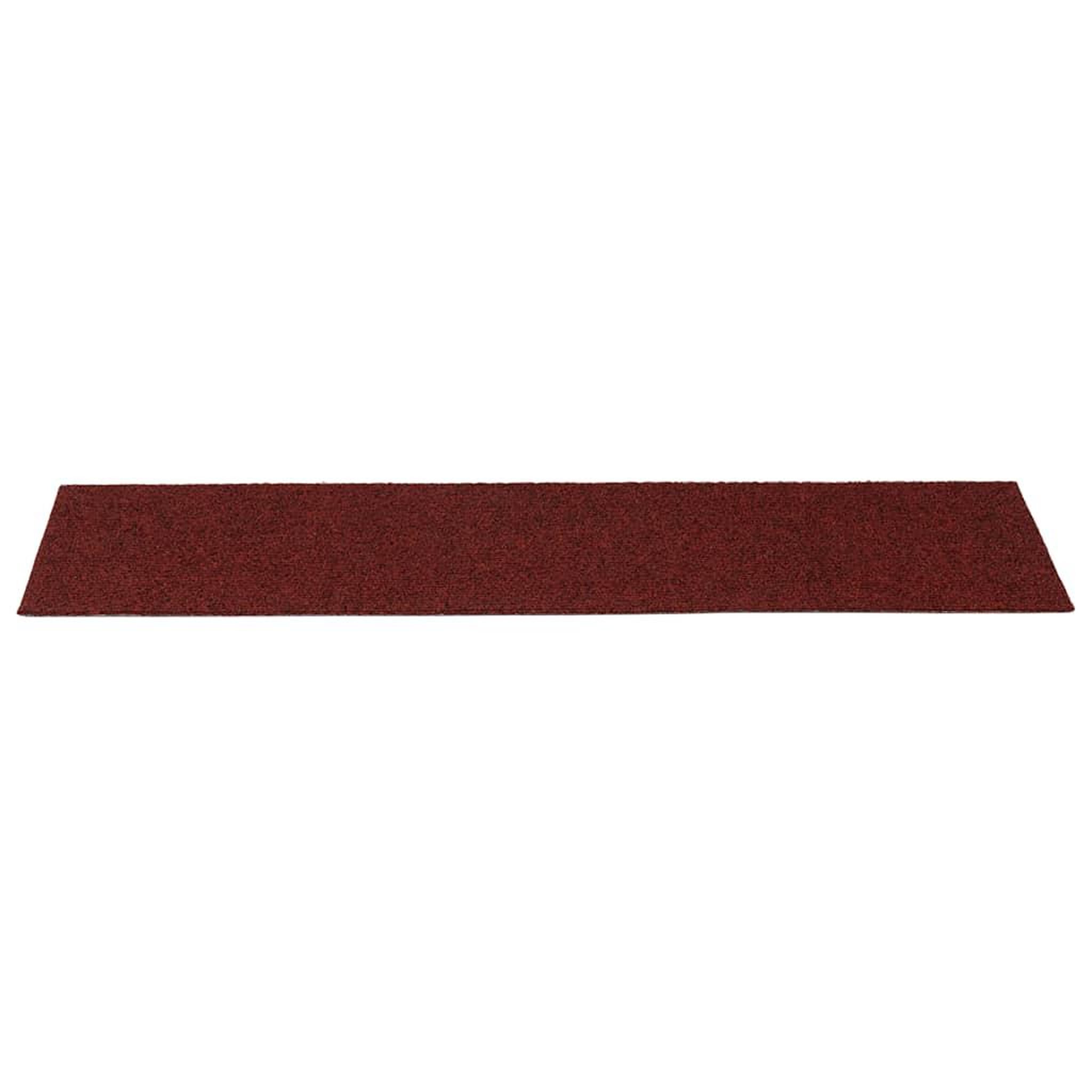 Voir la diapositive 4 : VIDAXL Tapis d'escalier auto-adhesifs 30 pcs rouge 76x20 cm