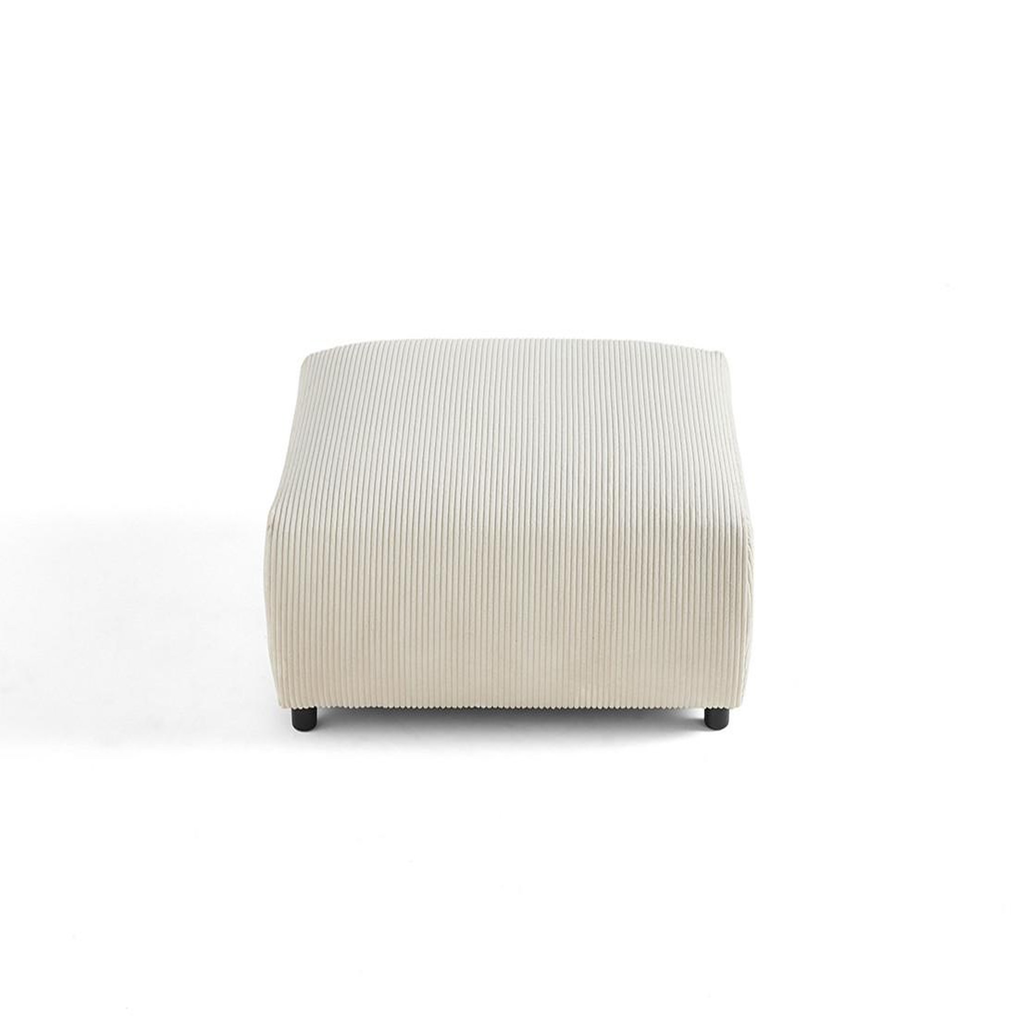 Voir la diapositive 1 : LISA DESIGN Garance - pouf modulable - en velours côtelé