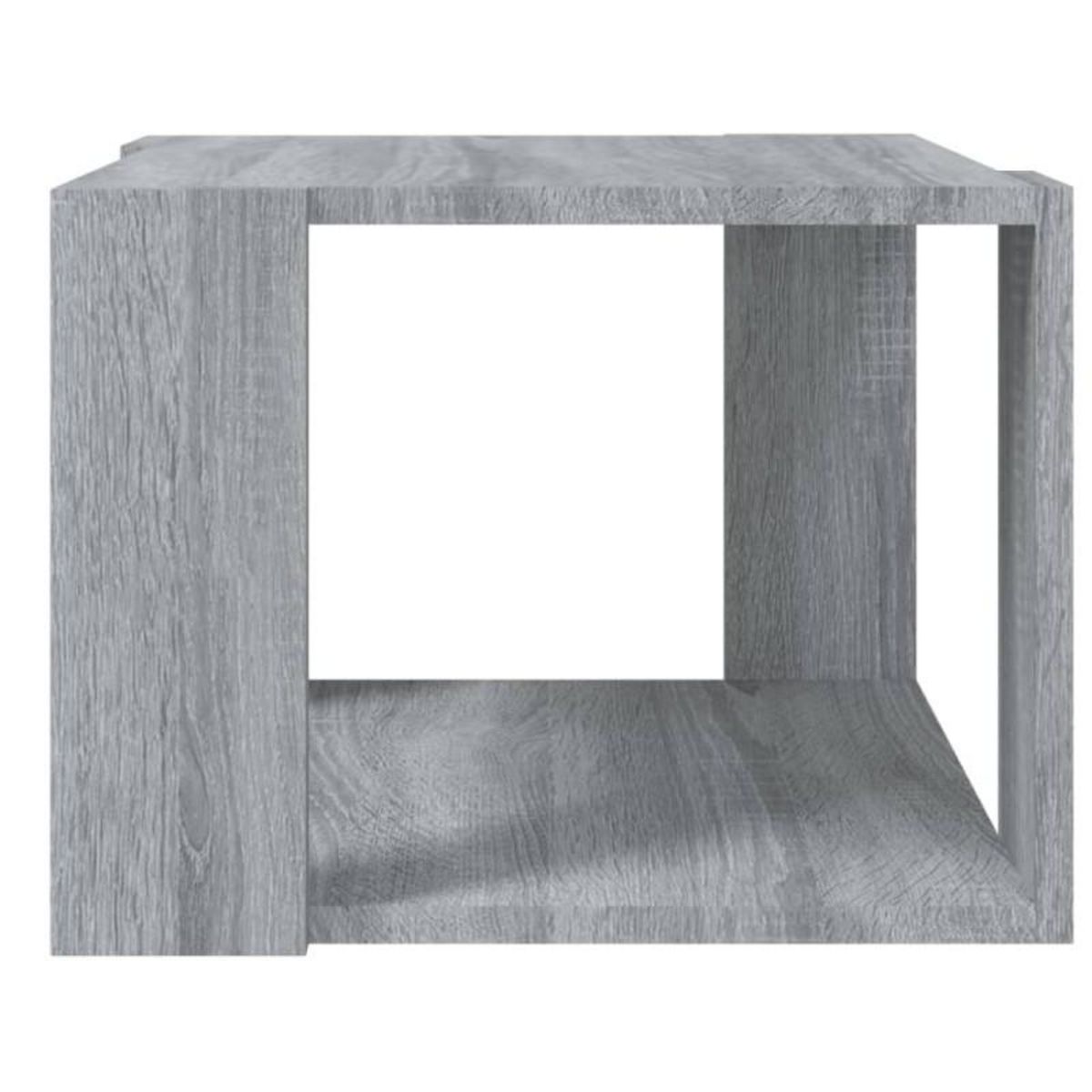 VIDAXL Table basse Sonoma gris 40x40x30 cm Bois d ingénierie