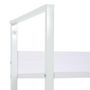 Voir la diapositive 5 : VIDAXL Bibliotheque a 3 niveaux blanc 60x27,6x90,5cm bois d'ingenierie