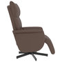 Voir la diapositive 4 : VIDAXL Fauteuil inclinable de massage repose-pieds marron similicuir
