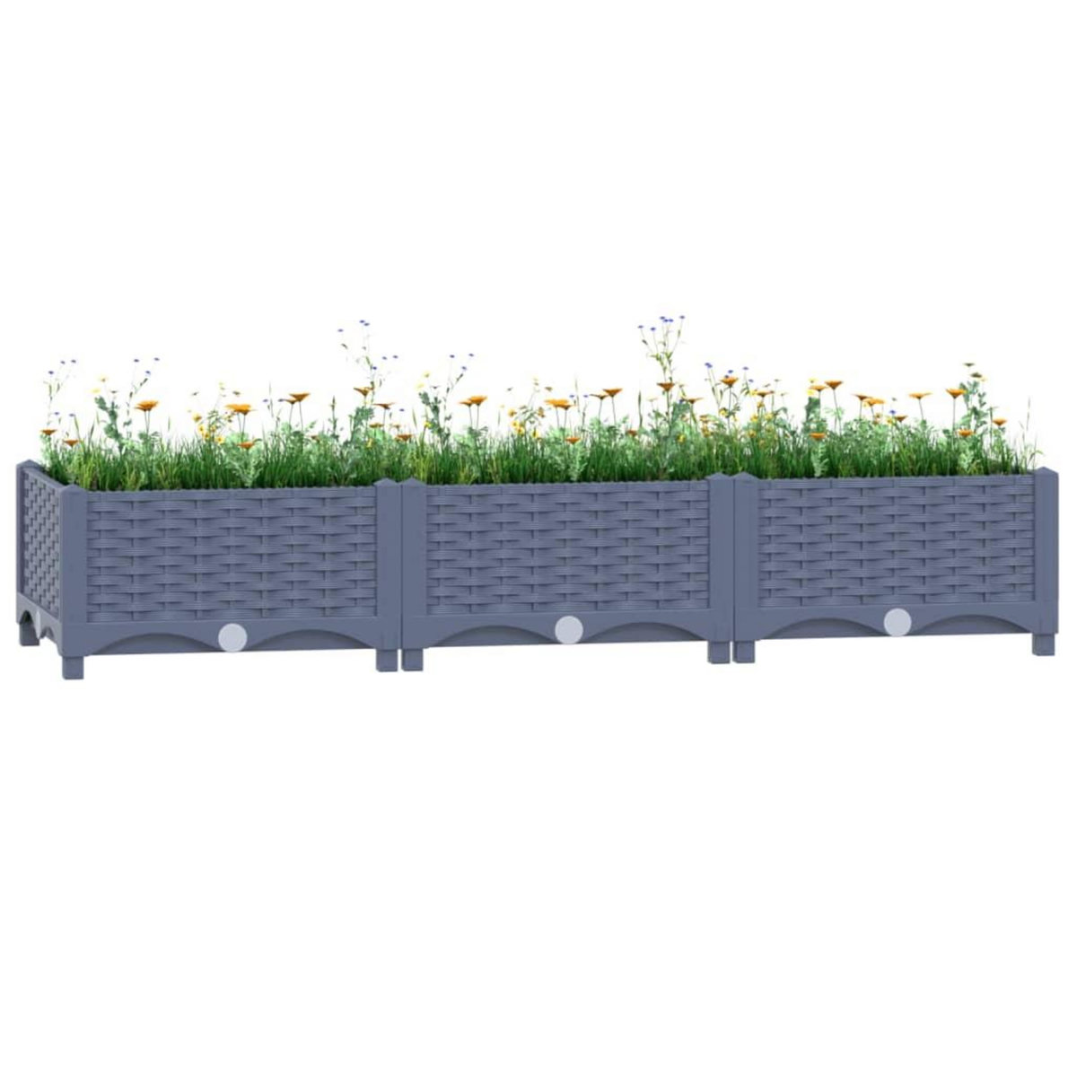 VIDAXL Lit sureleve 120x40x23 cm Polypropylene
