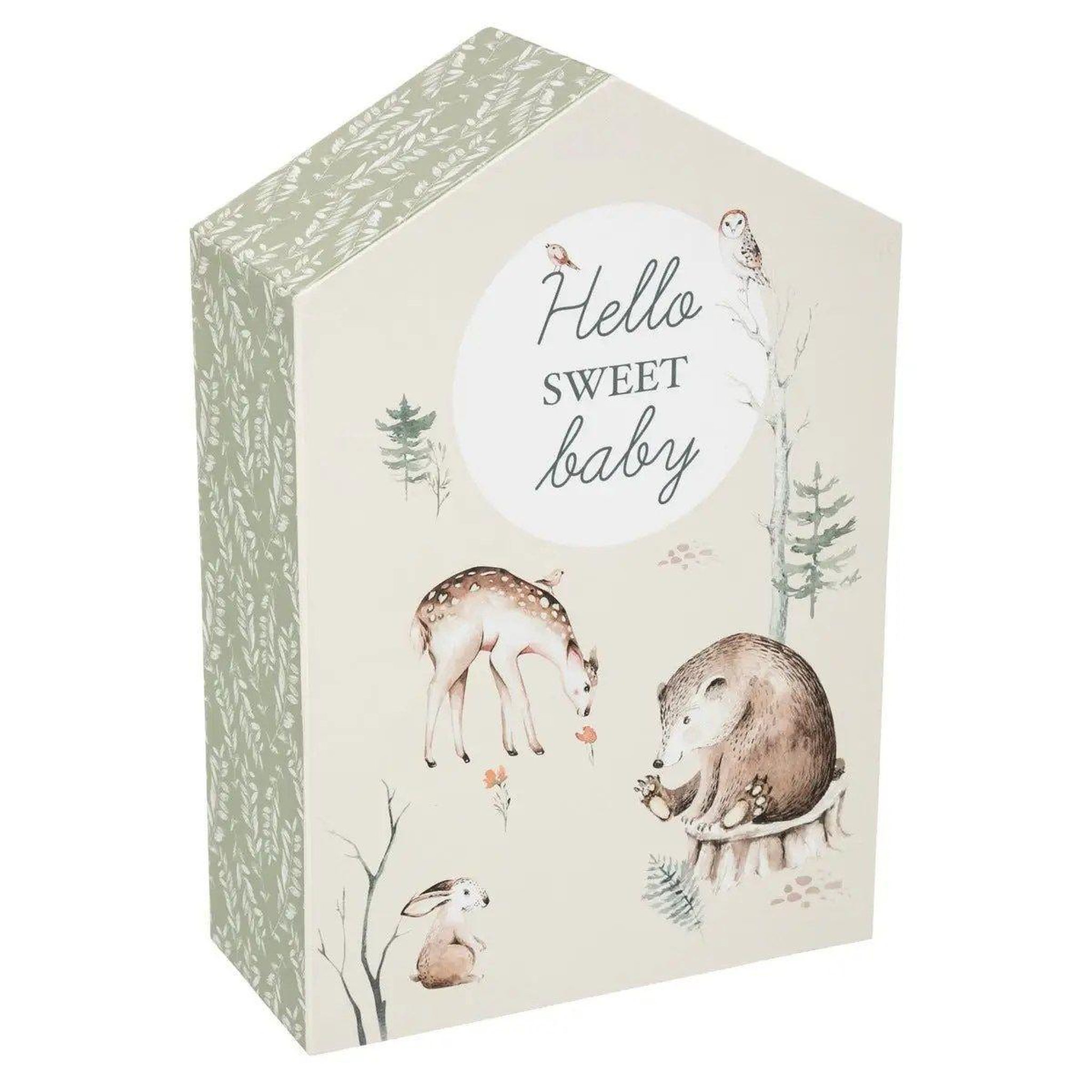 Voir la diapositive 1 : Atmosphera Kids Coffret de naissance maison  forêt  30cm multicolore