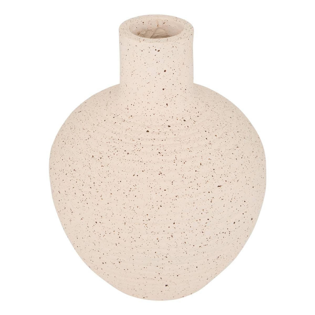 ATMOSPHERA Vase Déco en Magnésie  Ted  43cm Blanc