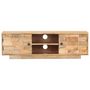 Voir la diapositive 3 : VIDAXL Meuble TV 116x30x35 cm Bois de manguier solide