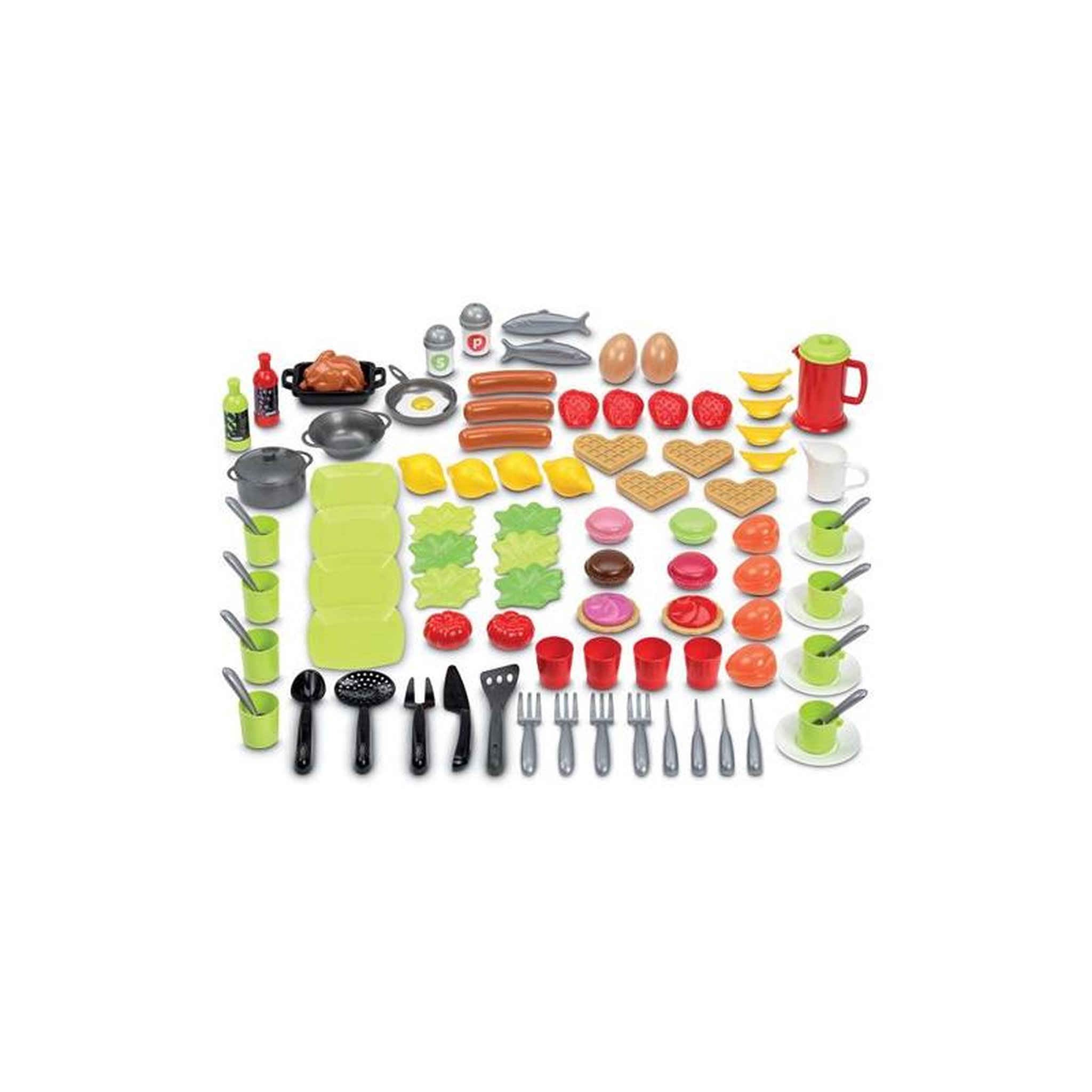 Ecoiffier Cuisine Ecoiffier Boite dinette 100 pièces