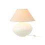Voir la diapositive 2 : Paris Prix Lampe à Poser Papier Mâché  Bali Bliss  52cm Blanc